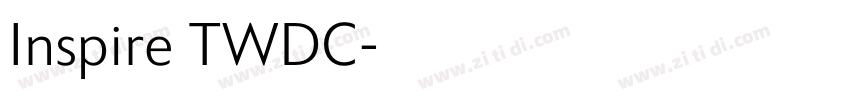 Inspire TWDC字体转换